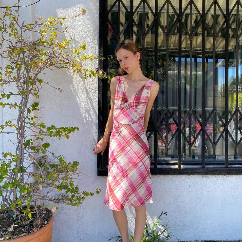 THE TERESA in pink plaid