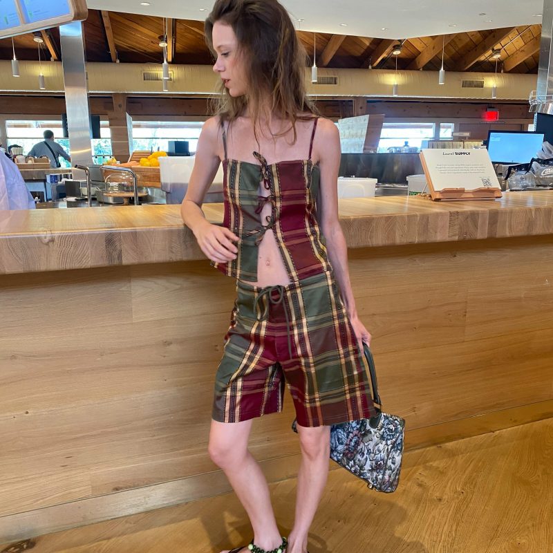 THE NORA top + THE HIRO short in Madras